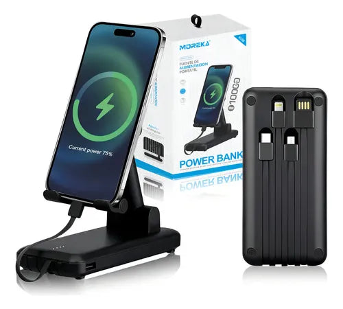 POWER BACK CON SOPORTE MOREKA  10 000MAH