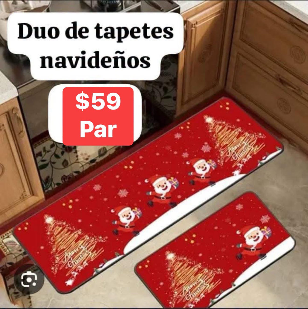 Dúo tapete navidad