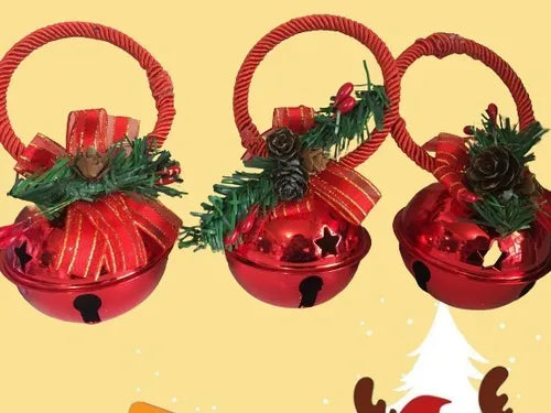 Cascabel con asa decorado