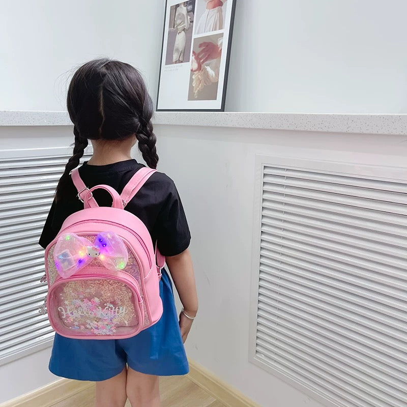 Mochila con luz kitty