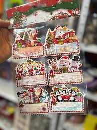 Pegatinas de regalo navidad 1660