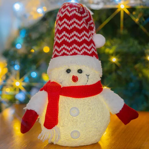 Muñeco de nieve luz
