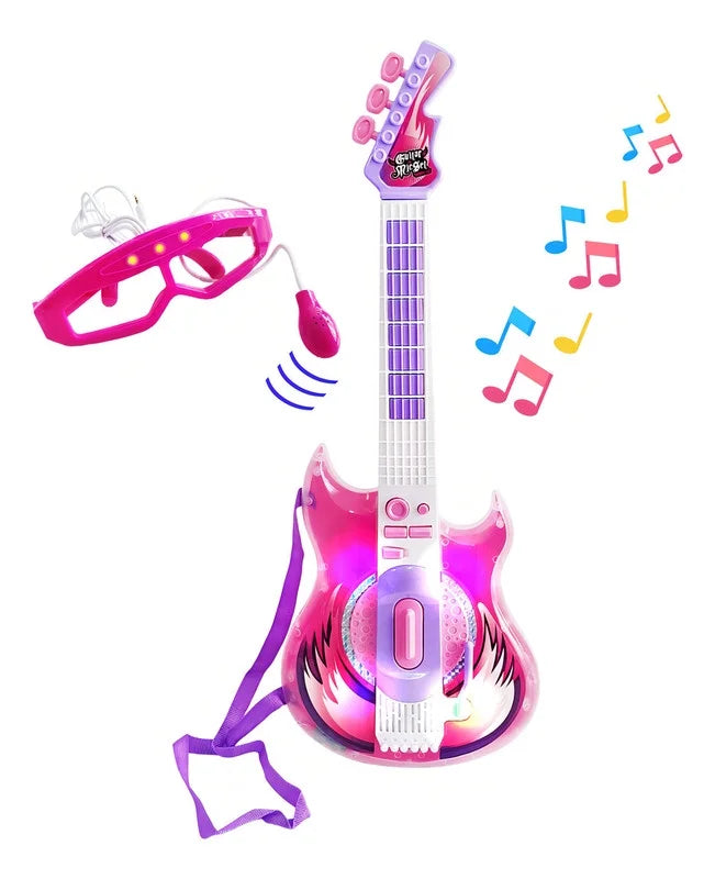 Guitarra musical con luz 0082