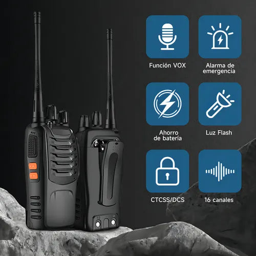 SET DE 2 RADIOS WALKIE TALKIE