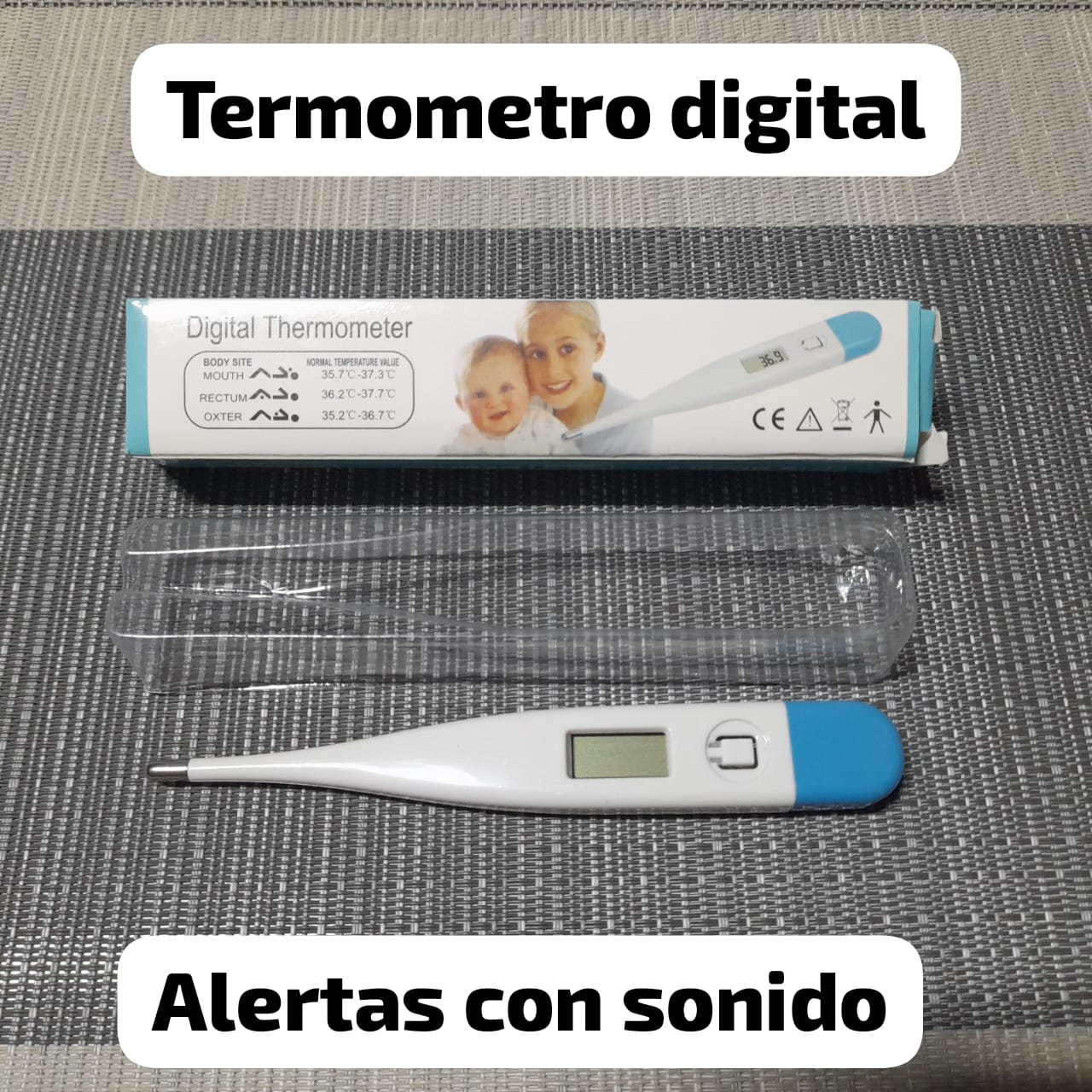 Termómetro digital alarma