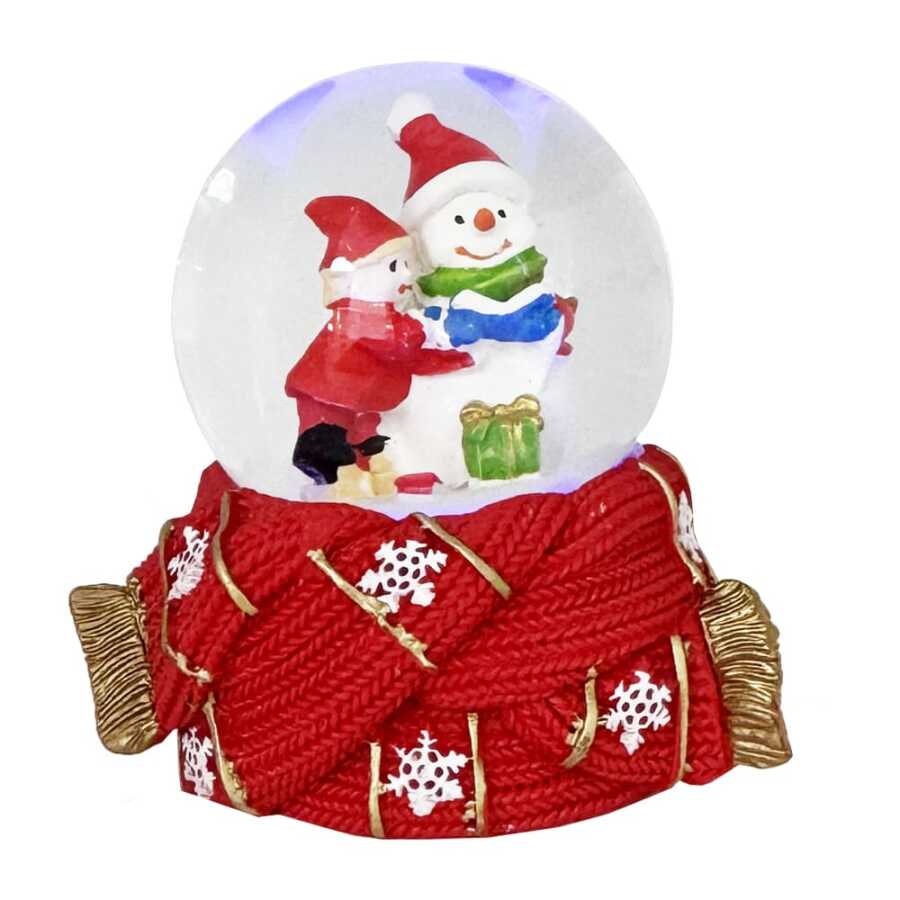 ESFERA CON LUZ NAVIDEÑA BUFANDA