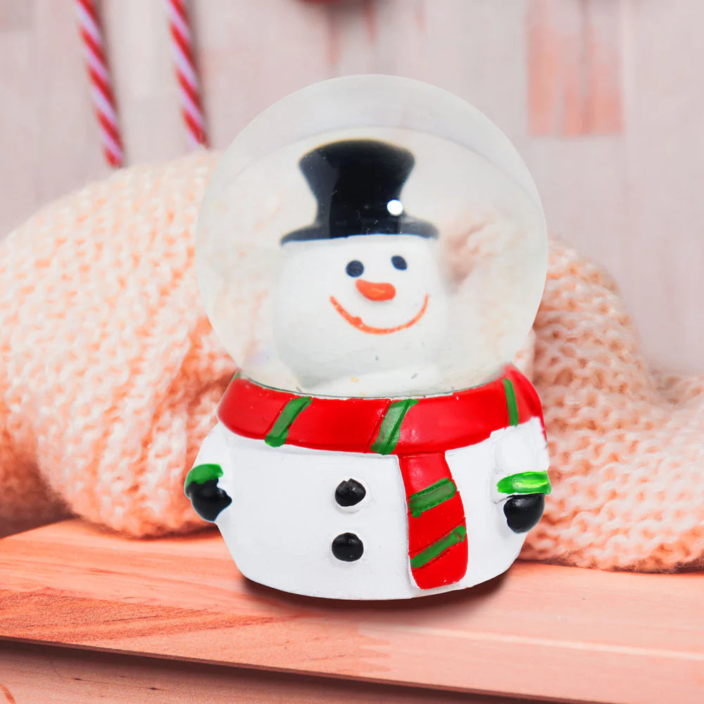 ESFERA CON LUZ MUÑECO NIEVE