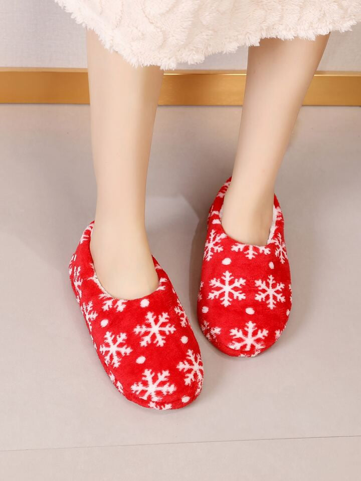 CALCETIN PANTUFLA AFELPADO NAVIDAD