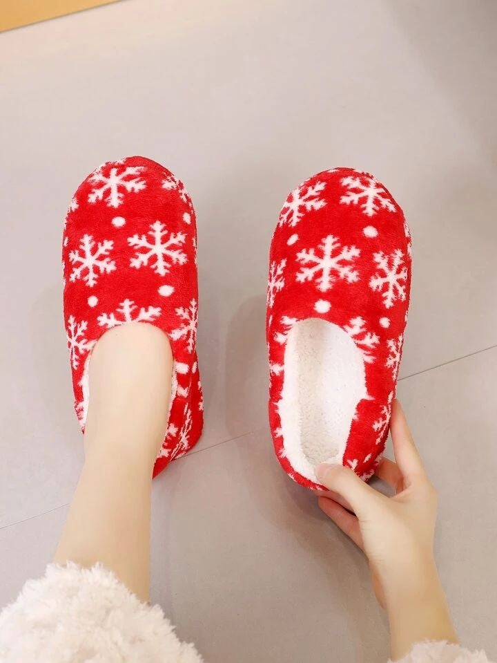 CALCETIN PANTUFLA AFELPADO NAVIDAD