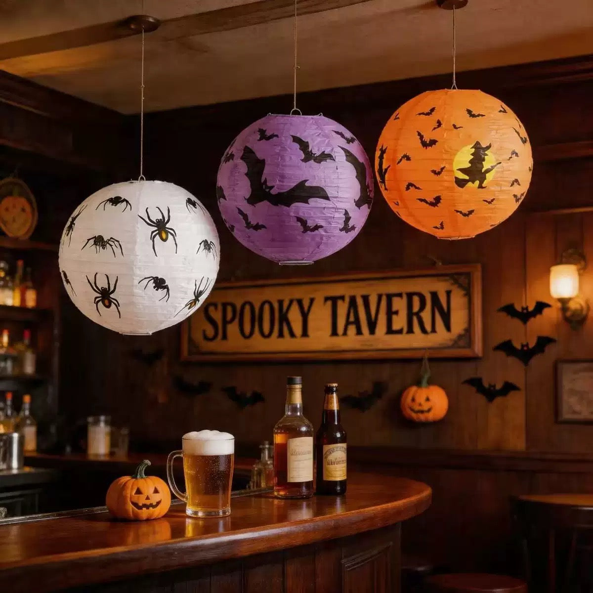 10Globo Grande Hallowen.