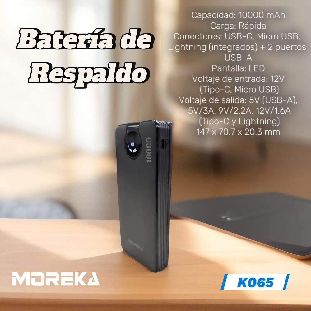 PILA DE EMERGENCIA MOREKA K065