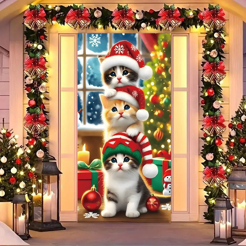 1 Funda puerta navidad