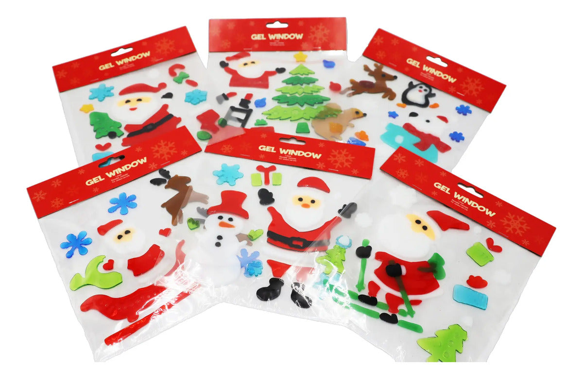 12 plantillas Navidad pegables