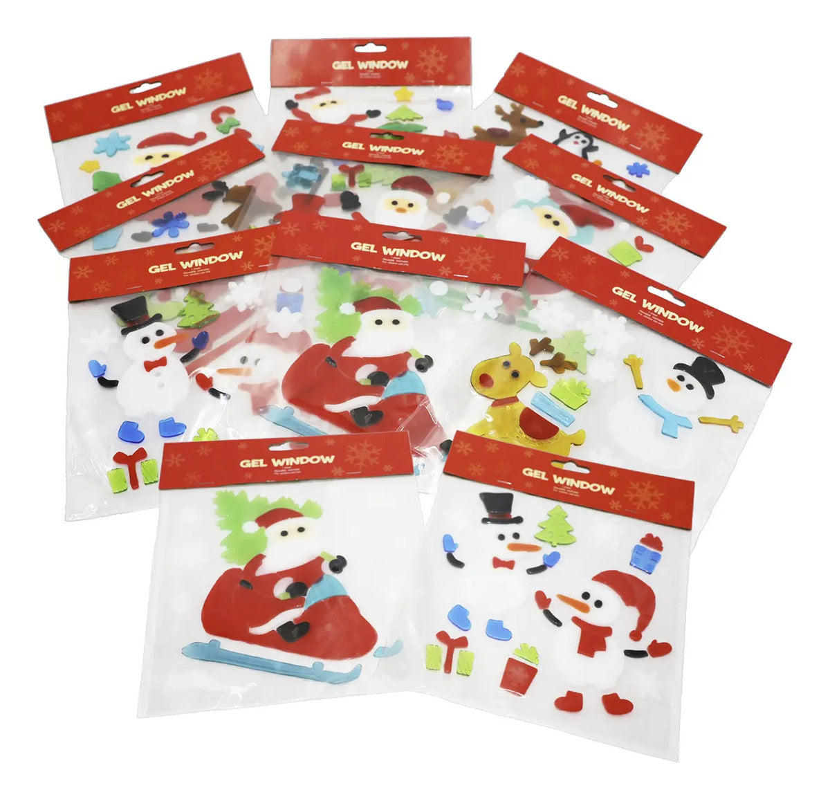 12 plantillas Navidad pegables