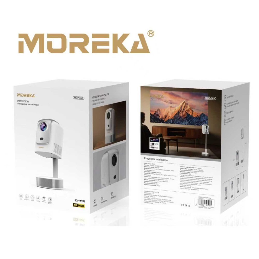PROYECTOR INTELIGENTE MOREKA MOP-08S