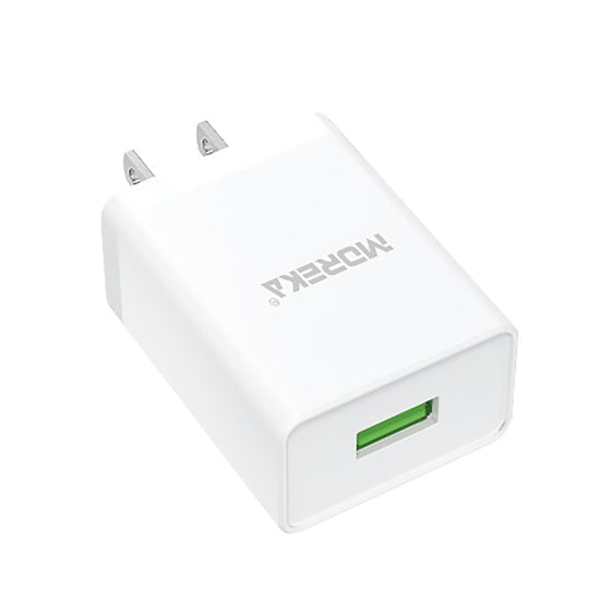 CARGADOR DE VIAJE USB 2-1A MOREKA 1275
