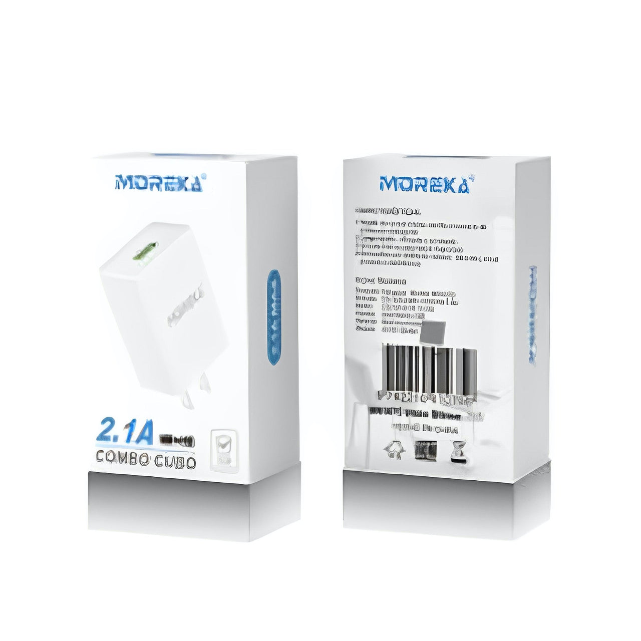 CARGADOR DE VIAJE USB 2-1A MOREKA 1275