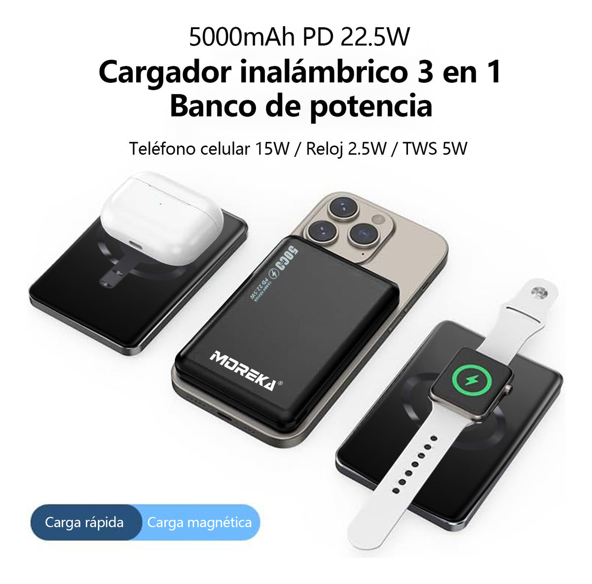 POWERR BANK MAGNETICA MOREKA K074