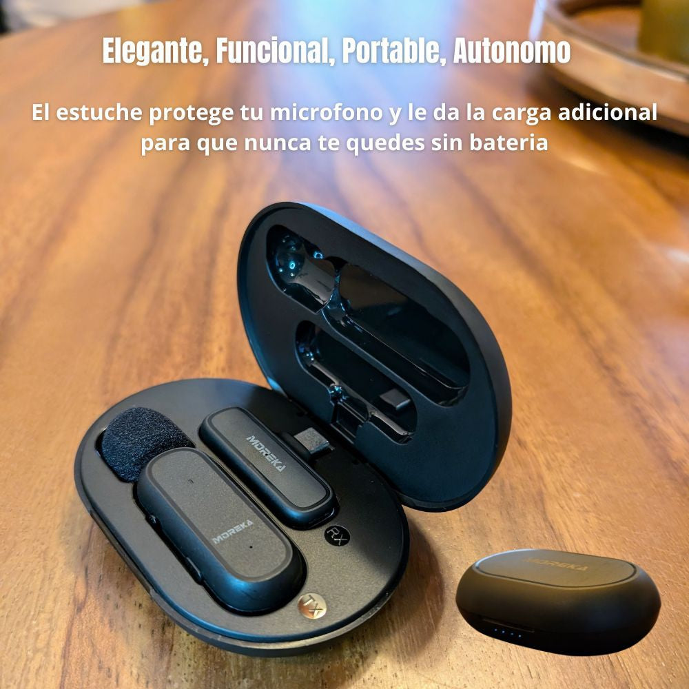 MICROFONO RECARGABLE PARA BLOGS, ENTREVISTAS MOREKA ML-01
