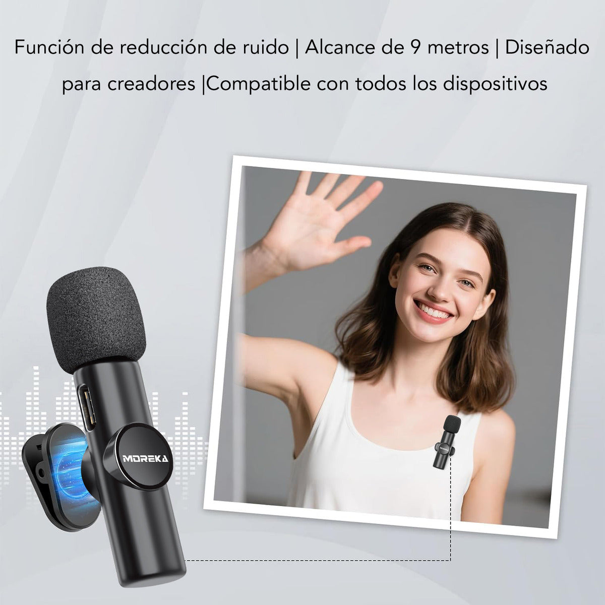 MINI MICRÓFONO INDIVIDUAL MOREKA ML-02