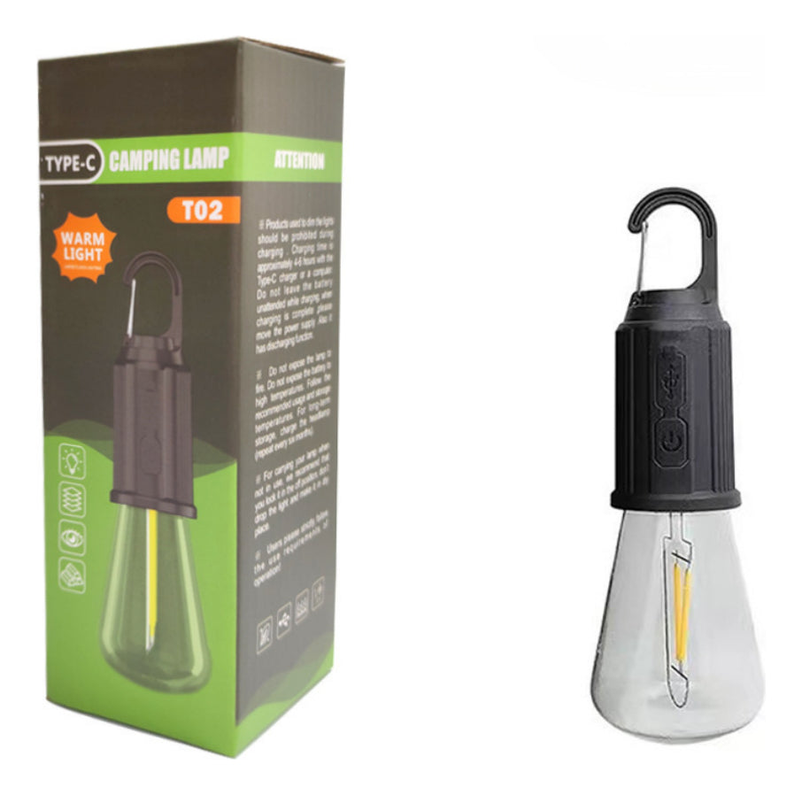 FOCO RECARGABLE USB LUZ AMARILLA