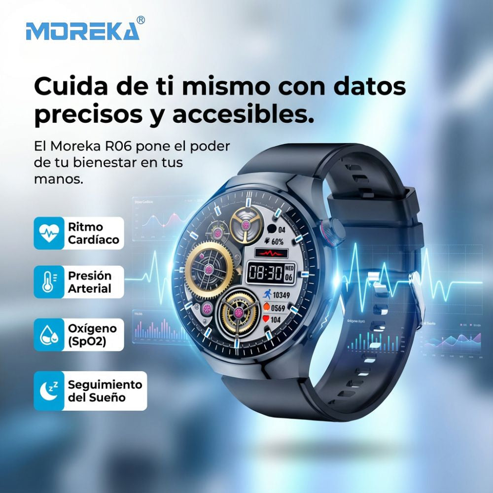 RELOJ SMART REDONDO MOREKA R06
