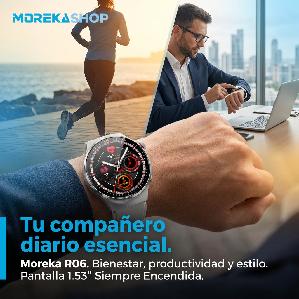 RELOJ SMART REDONDO MOREKA R06