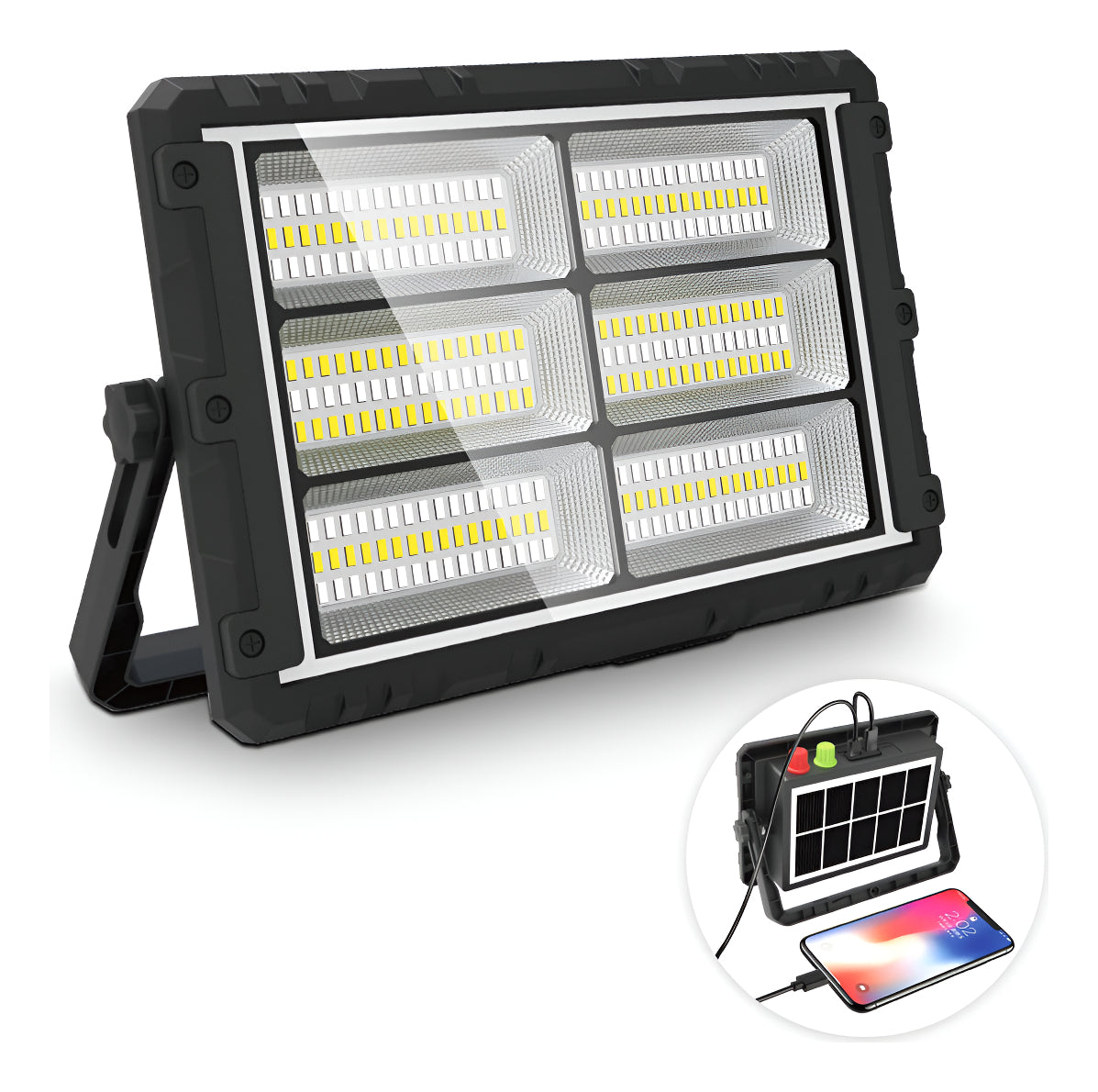 REFLECTOR CON PANEL SOLAR MOREKA 2302B