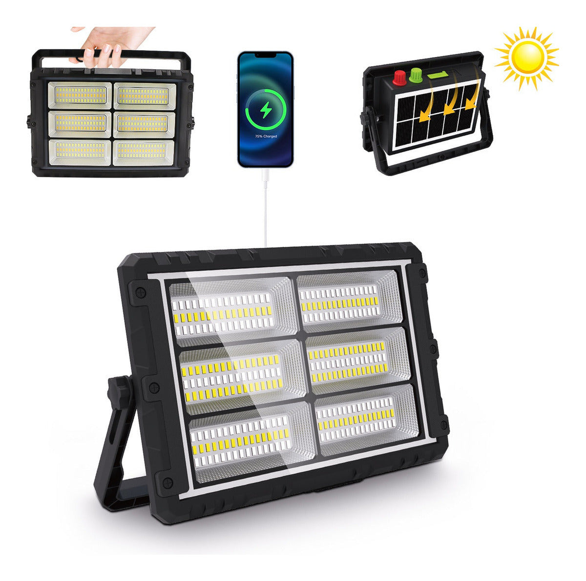 REFLECTOR CON PANEL SOLAR MOREKA 2302B