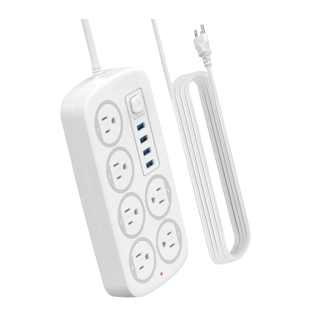 MULTI CONTACTO 4 USB Y 6 CA MOREKA MC-J06U