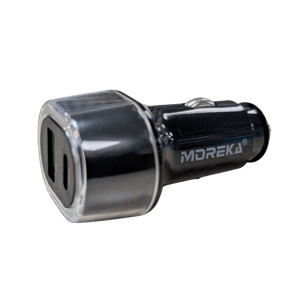 CARGADOR PARA CARRO CARGA RÁPIDA 48W MOREKA CP0014