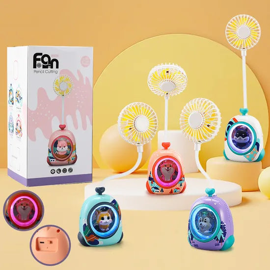 MINI VENTILADOR KAWAII MODELOS VARIADOS
