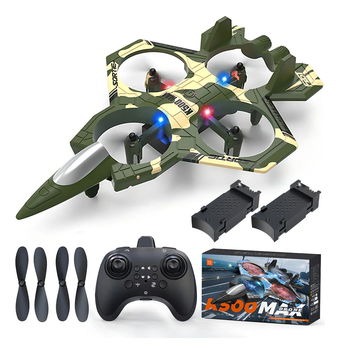 Mini Drone Avión De Caza Con Control Remoto Z100