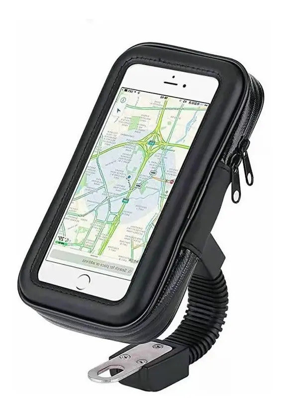 SOPORTE CON PROTECTOR DE CELULAR PARA MOTO