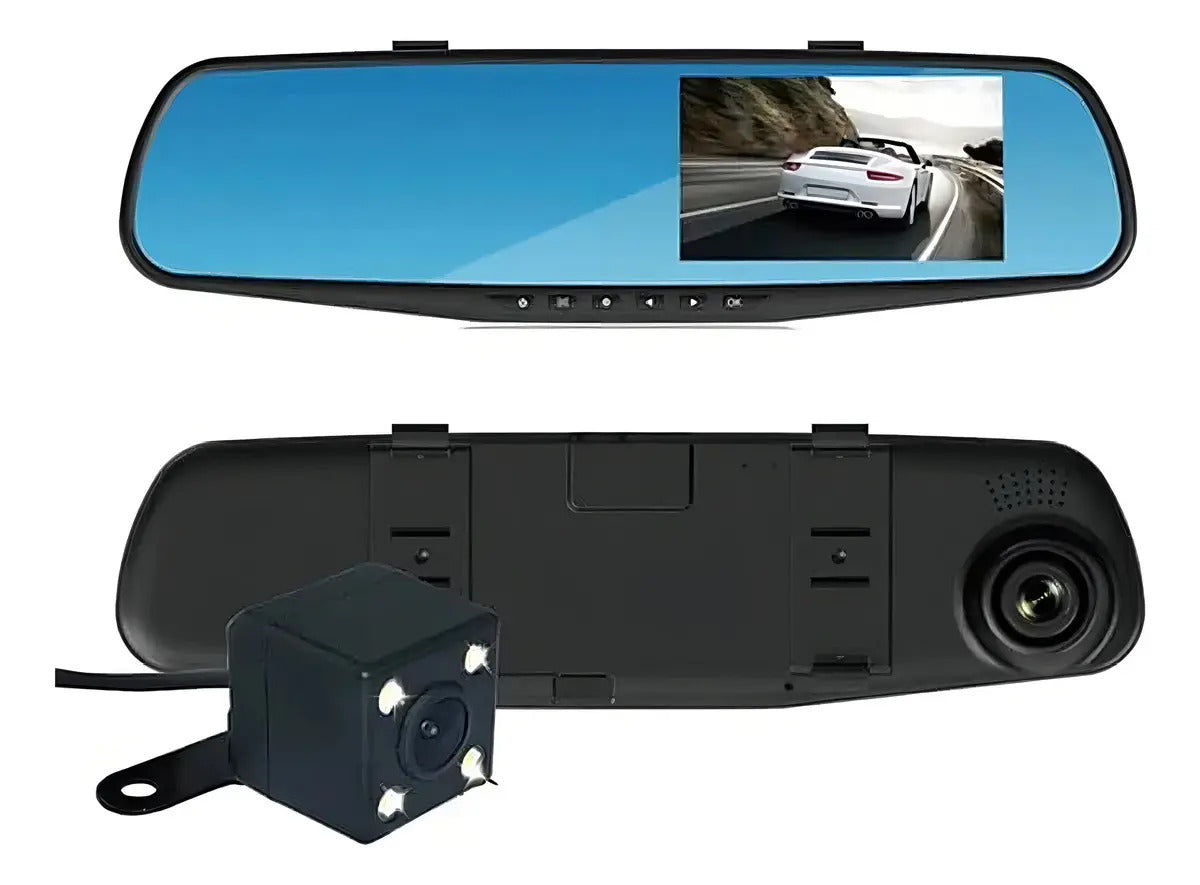 SET CÁMARA RETROVISOR + CÁMARA TRASERA