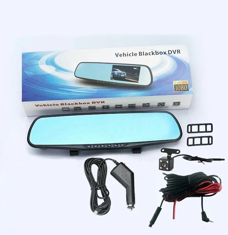 SET CÁMARA RETROVISOR + CÁMARA TRASERA