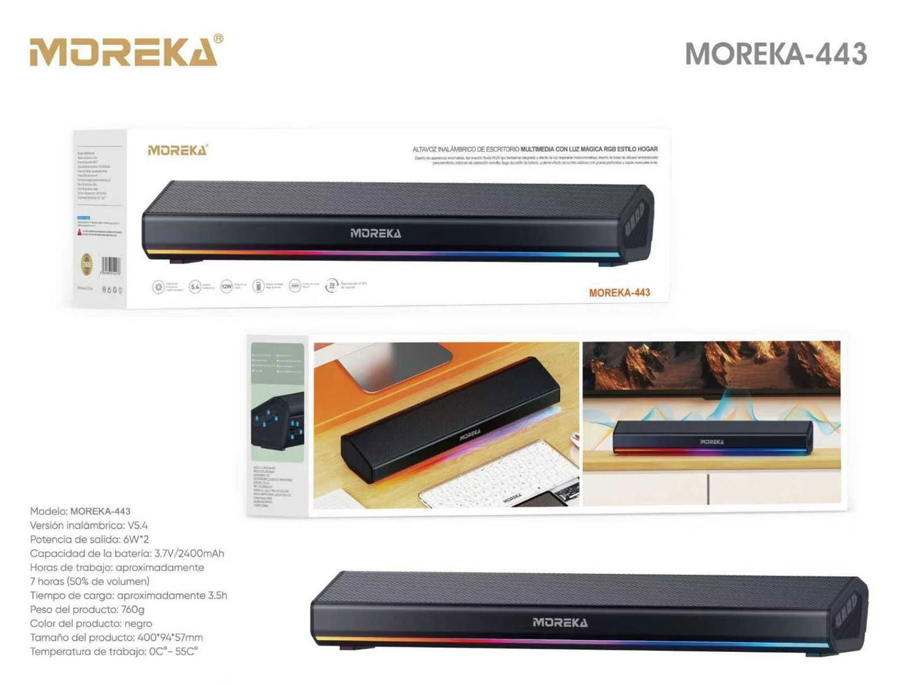 BARRA SONIDO MOREKA 443