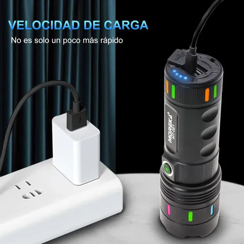 LINTERNA MOREKA RECARGABLE MT-021