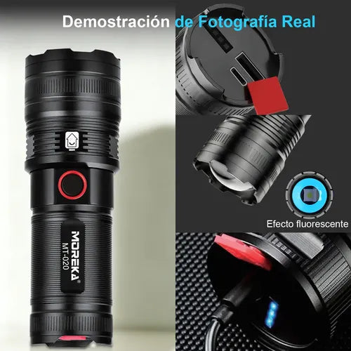 LINTERNA RECARGABLE MOREKA MT-020