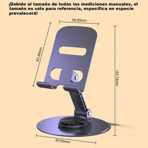 SOPORTE CELULAR METÁLICO