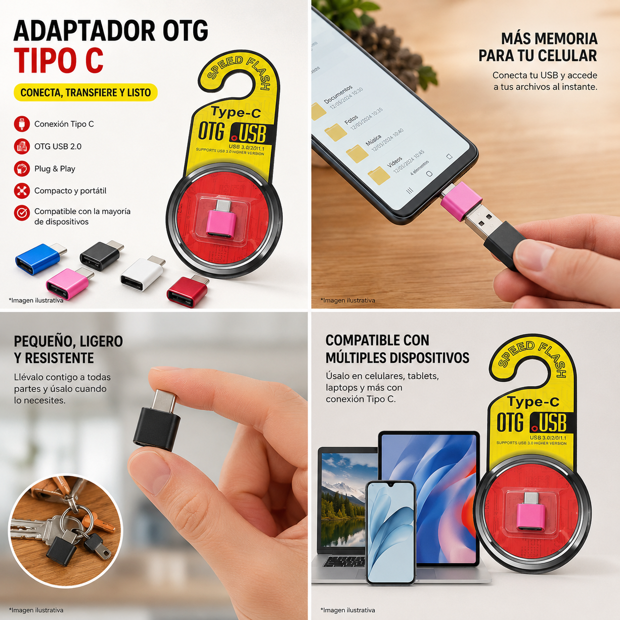 ADAPTADOR DE C A USB 8103