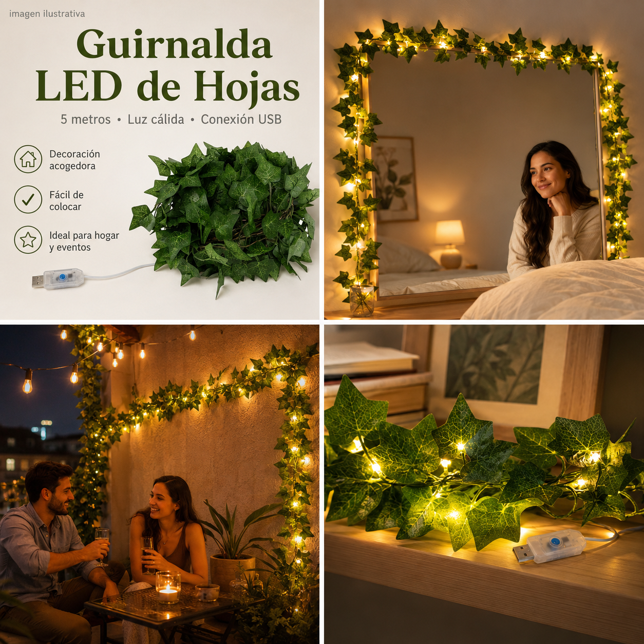 Serie de hoja usb  grande 2841