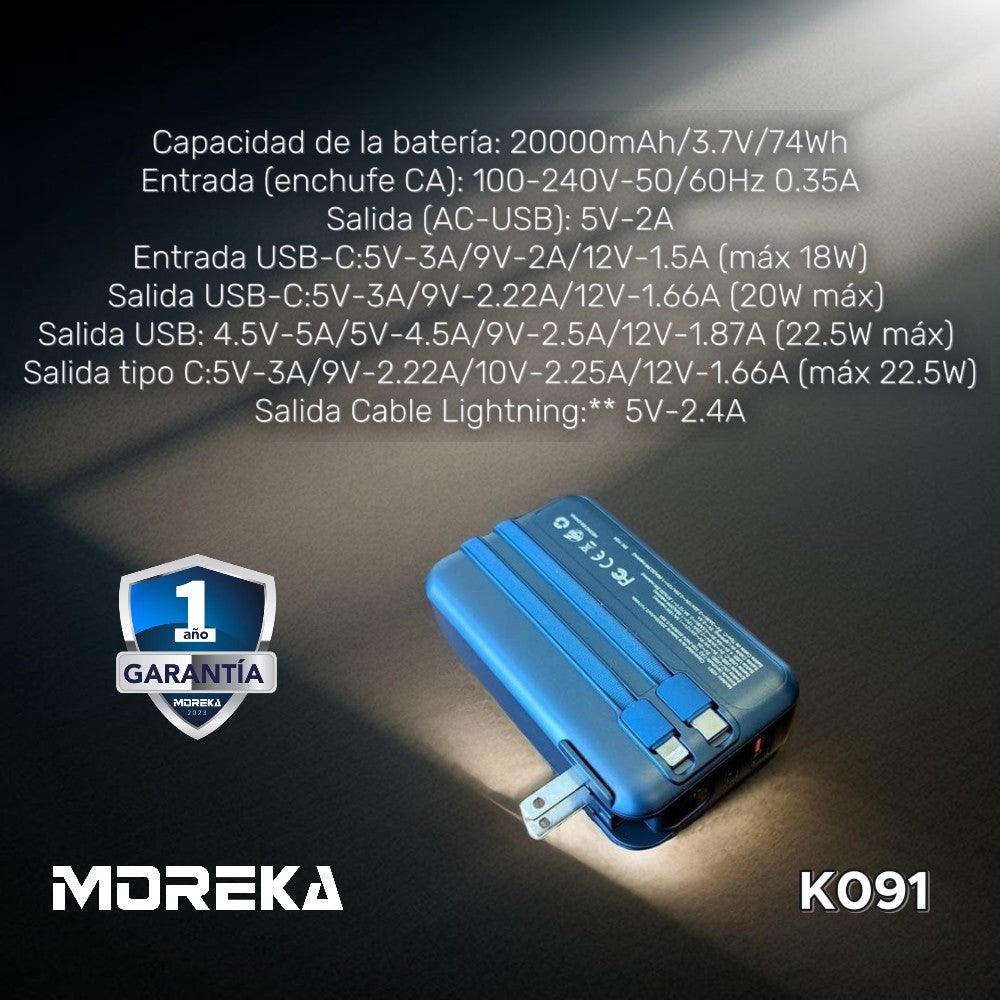 Batería emergencia k091