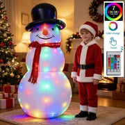 Muñeco de nieve inflable LED de 1.5 m con control remoto LU1905, imagen 1