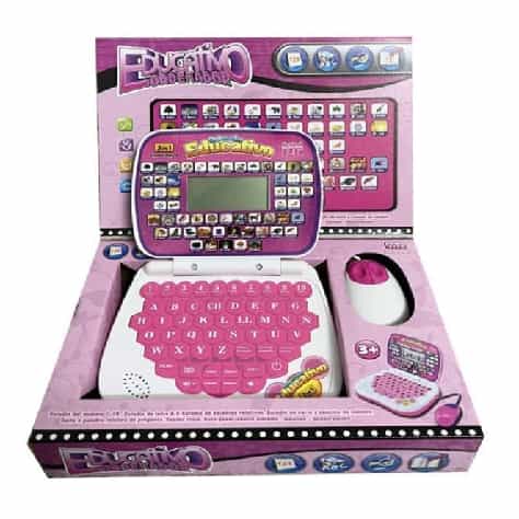 Computadora infantil educativa en español e inglés con mouse LU3764, imagen 2
