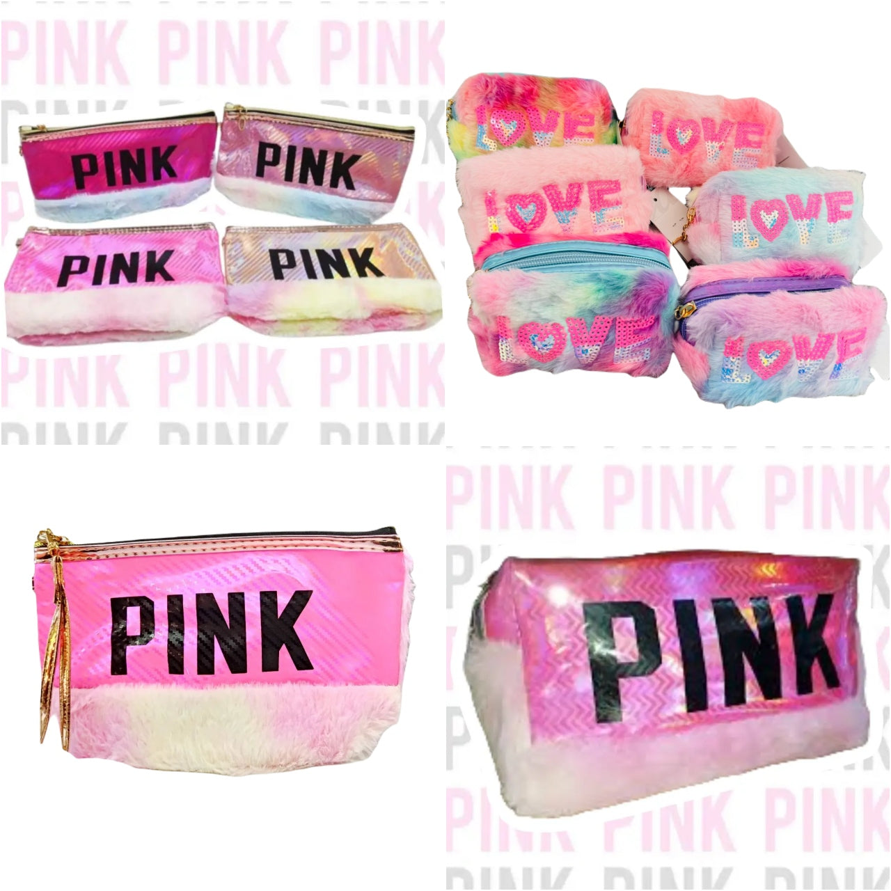 MONEDERO DE PELUCHE PINK