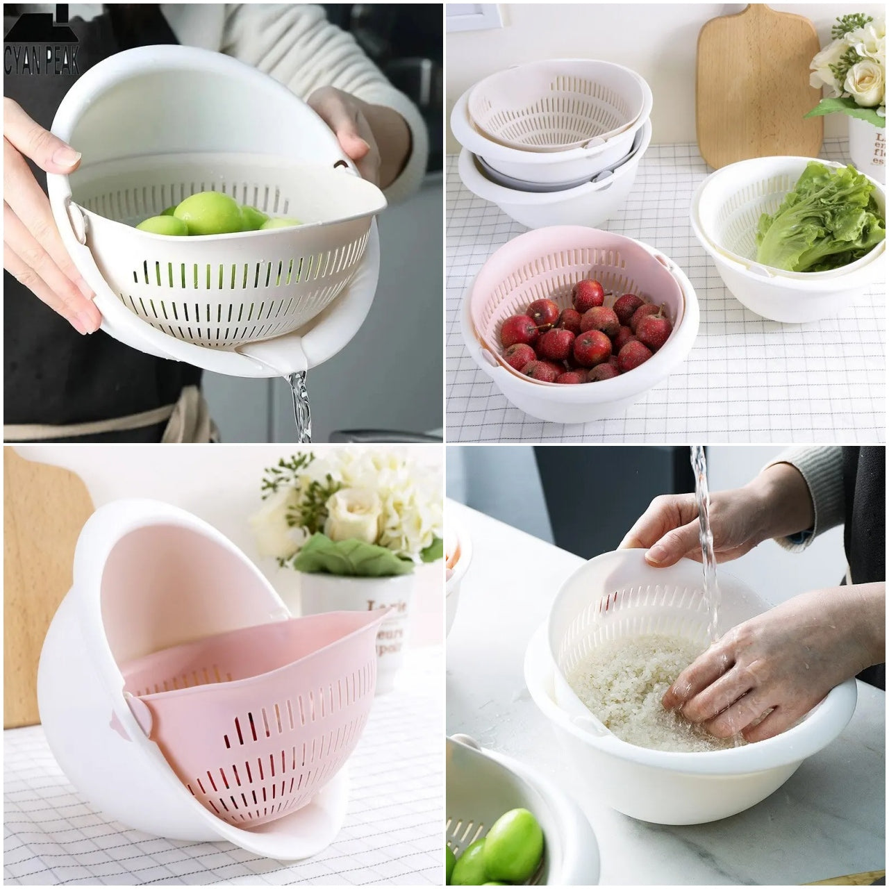 ESCURRIDOR FRUTAS VERDURAS EXTRAIBLE