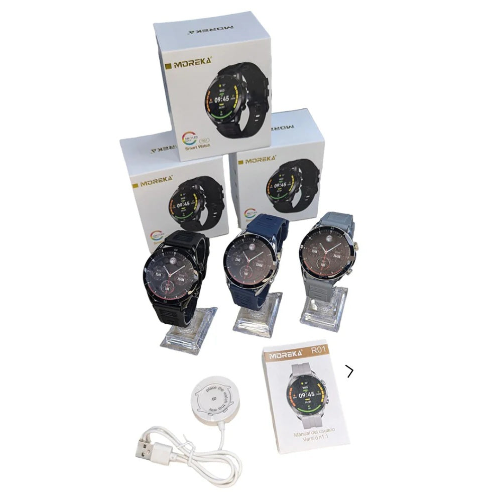 Moreja RELOJ INTELIGENTE MOREJA R01 Monitoreo de salud
