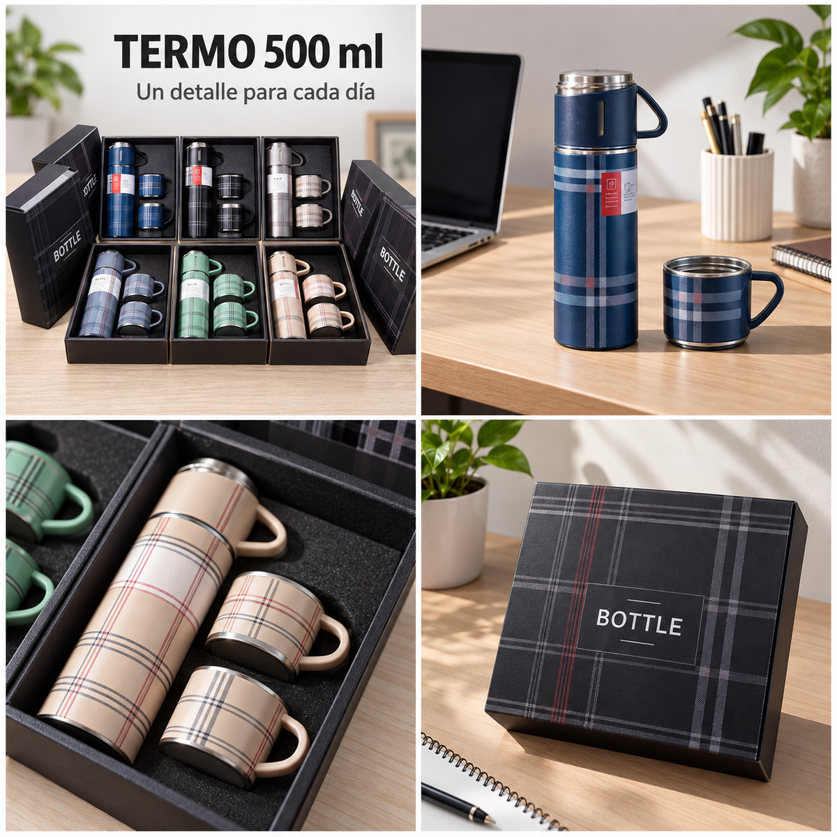 Termo de 500 ml en estuche | TEM-007 / SD-1240 - collage de presentación