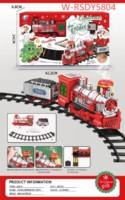 Tren navideño de vapor con luces y música — W-RSDY5804